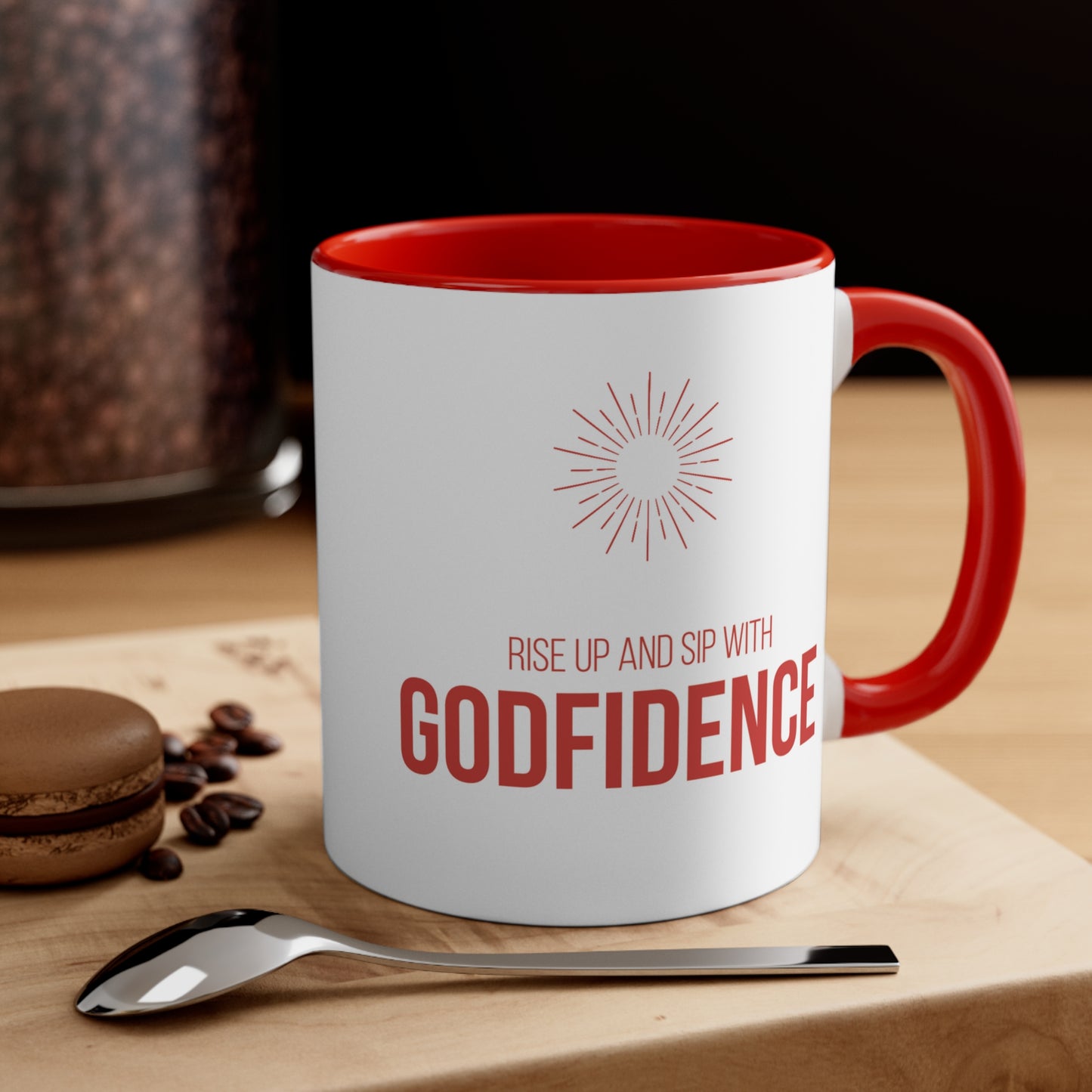 Godfidence Mug - Block Text, 11 oz.